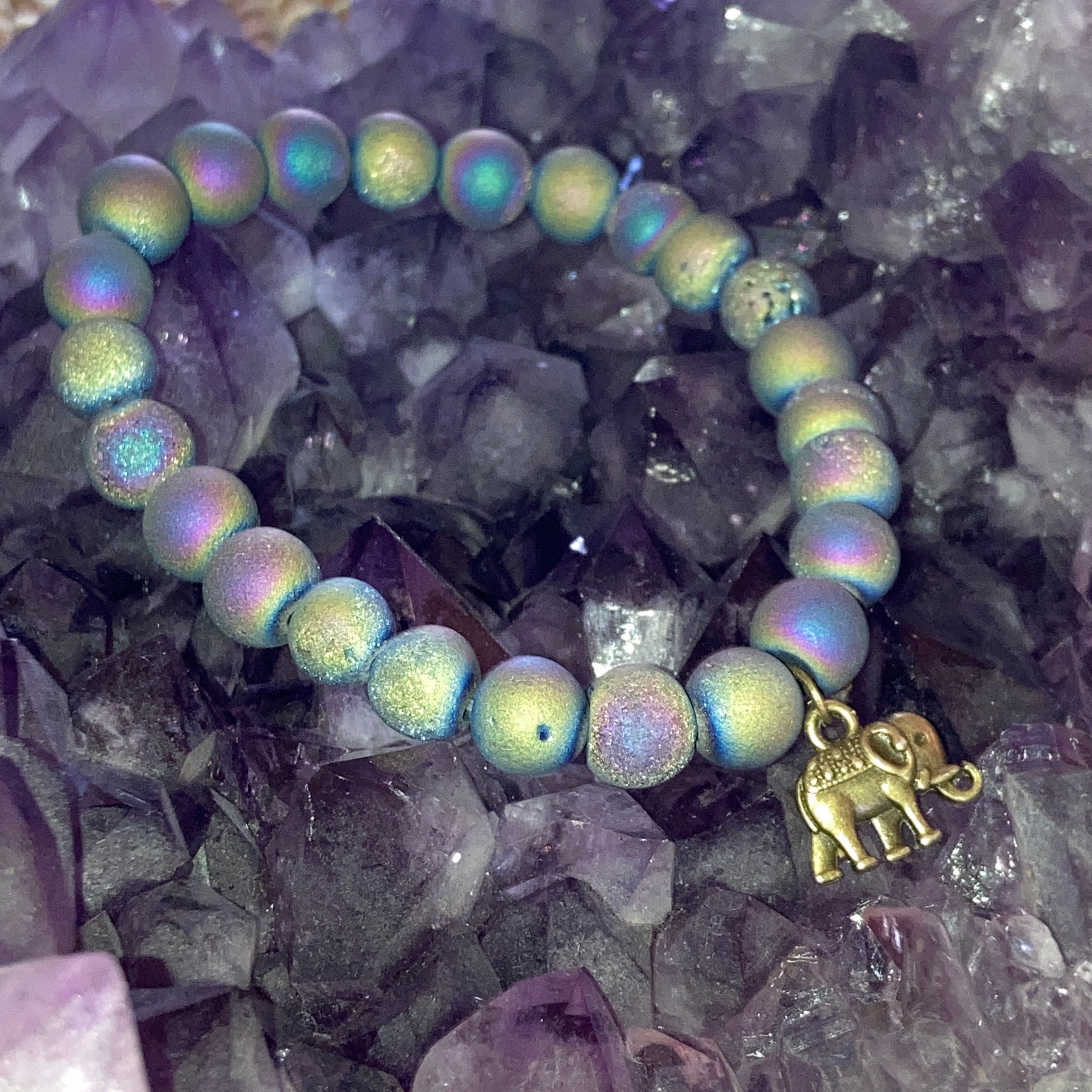 VITALITY | ENERGIZE | LUCK - Titanium Quartz Bracelet