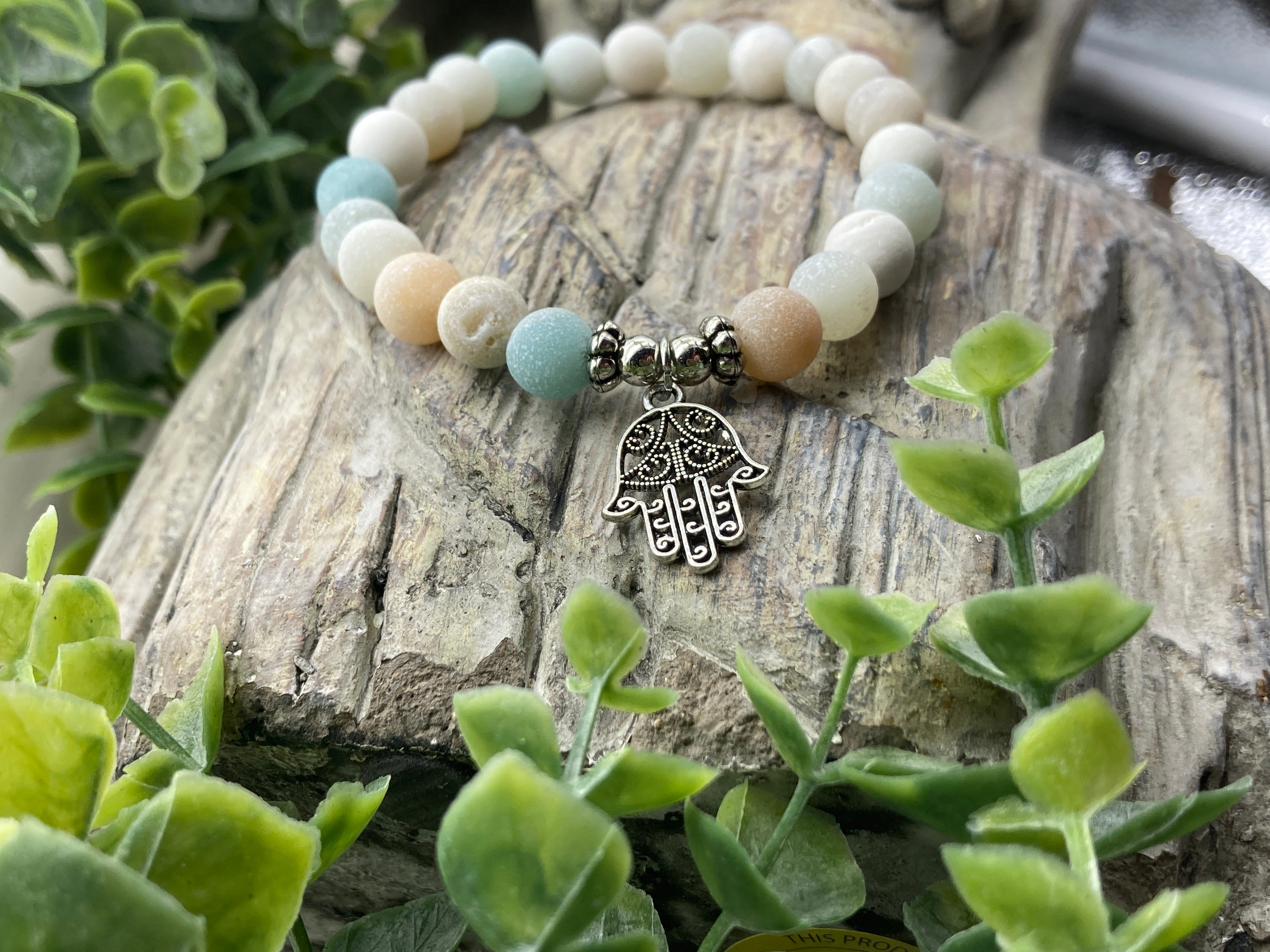 COURAGE | COMMUNICATION | TRUTH – AMAZONITE BRACELET