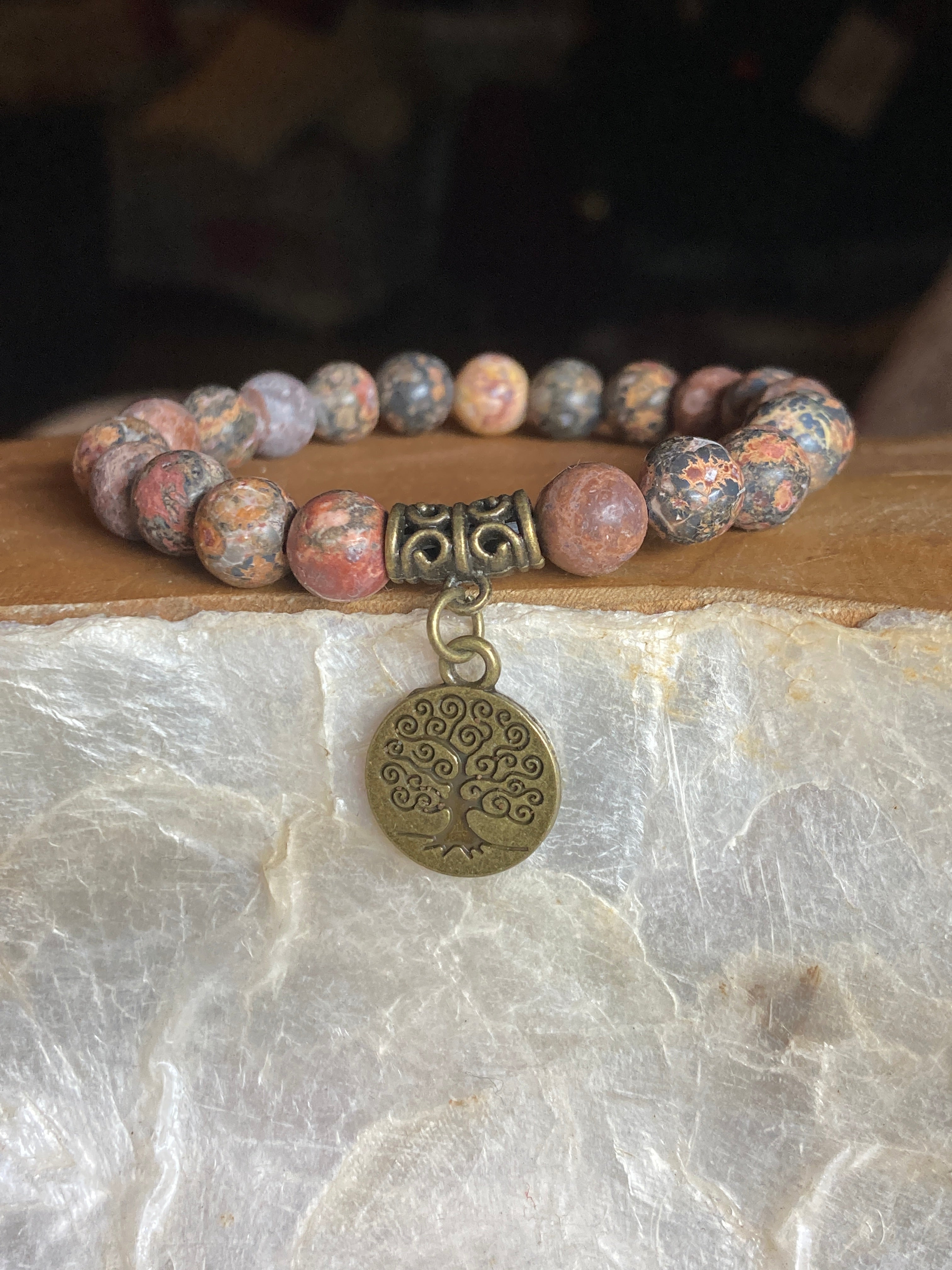 NURTURING | TRANQUILITY | BALANCING - Leopard Jasper Bracelet
