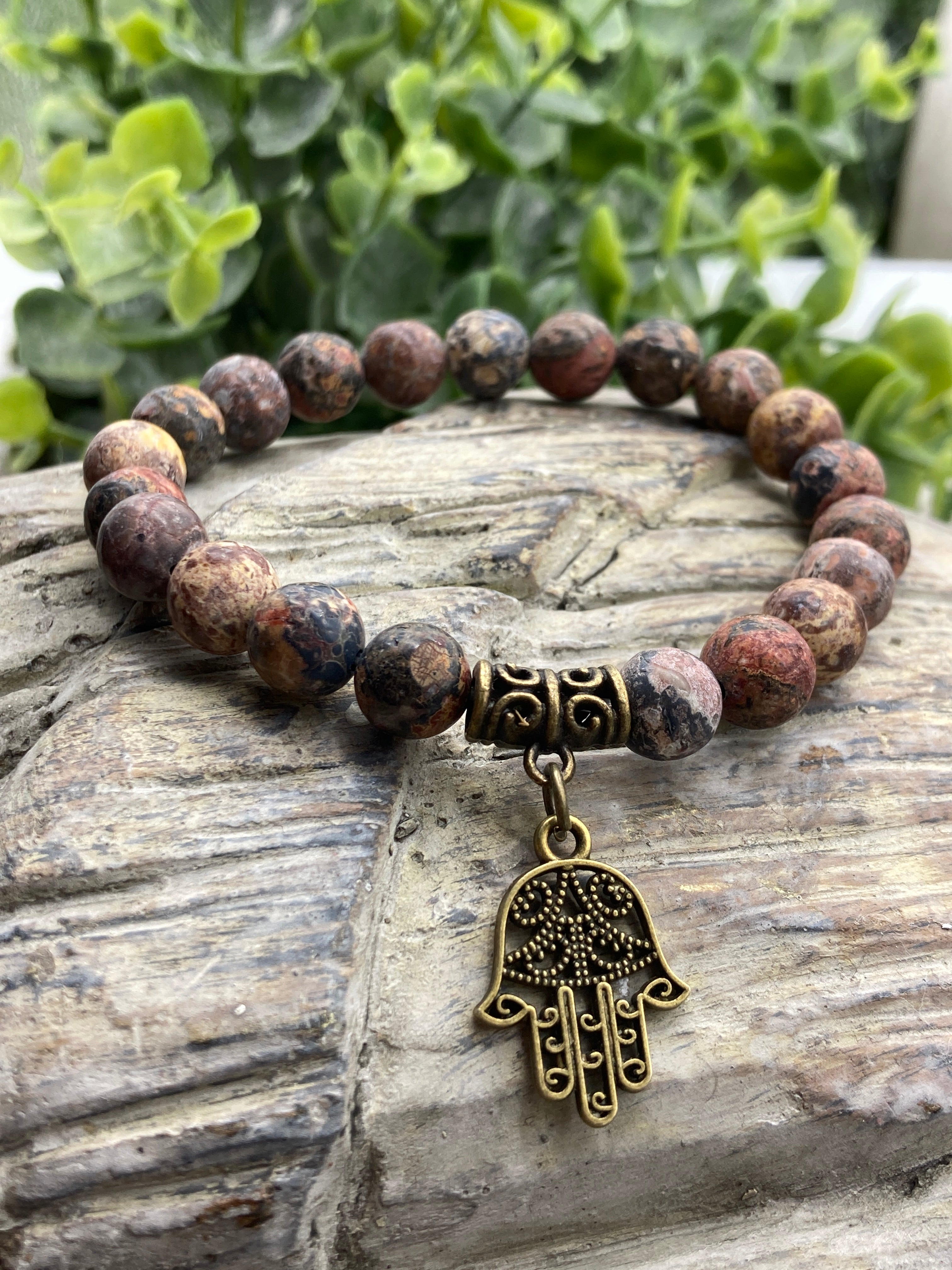 NURTURING | TRANQUILITY | BALANCING - Leopard Jasper Bracelet