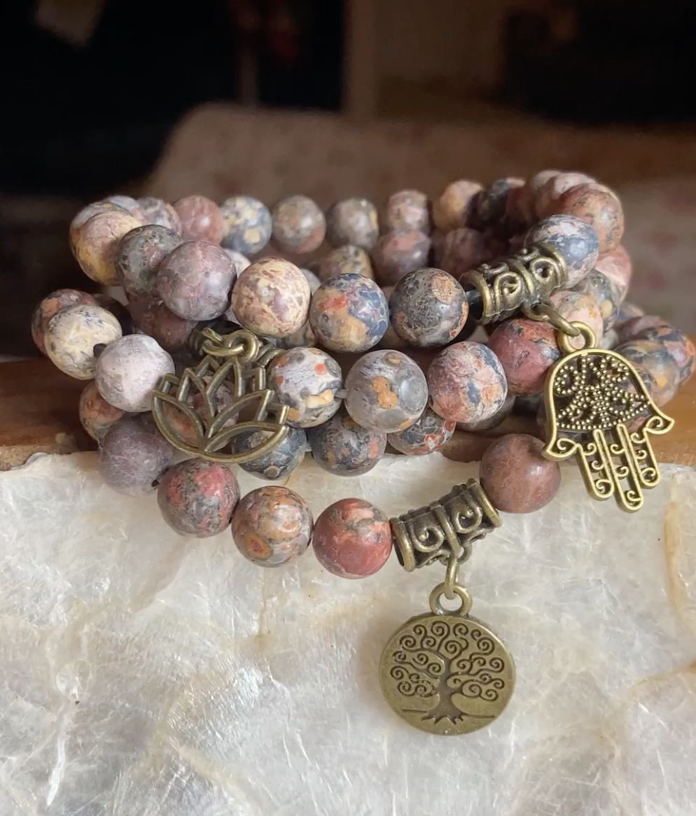 NURTURING | TRANQUILITY | BALANCING - Leopard Jasper Bracelet