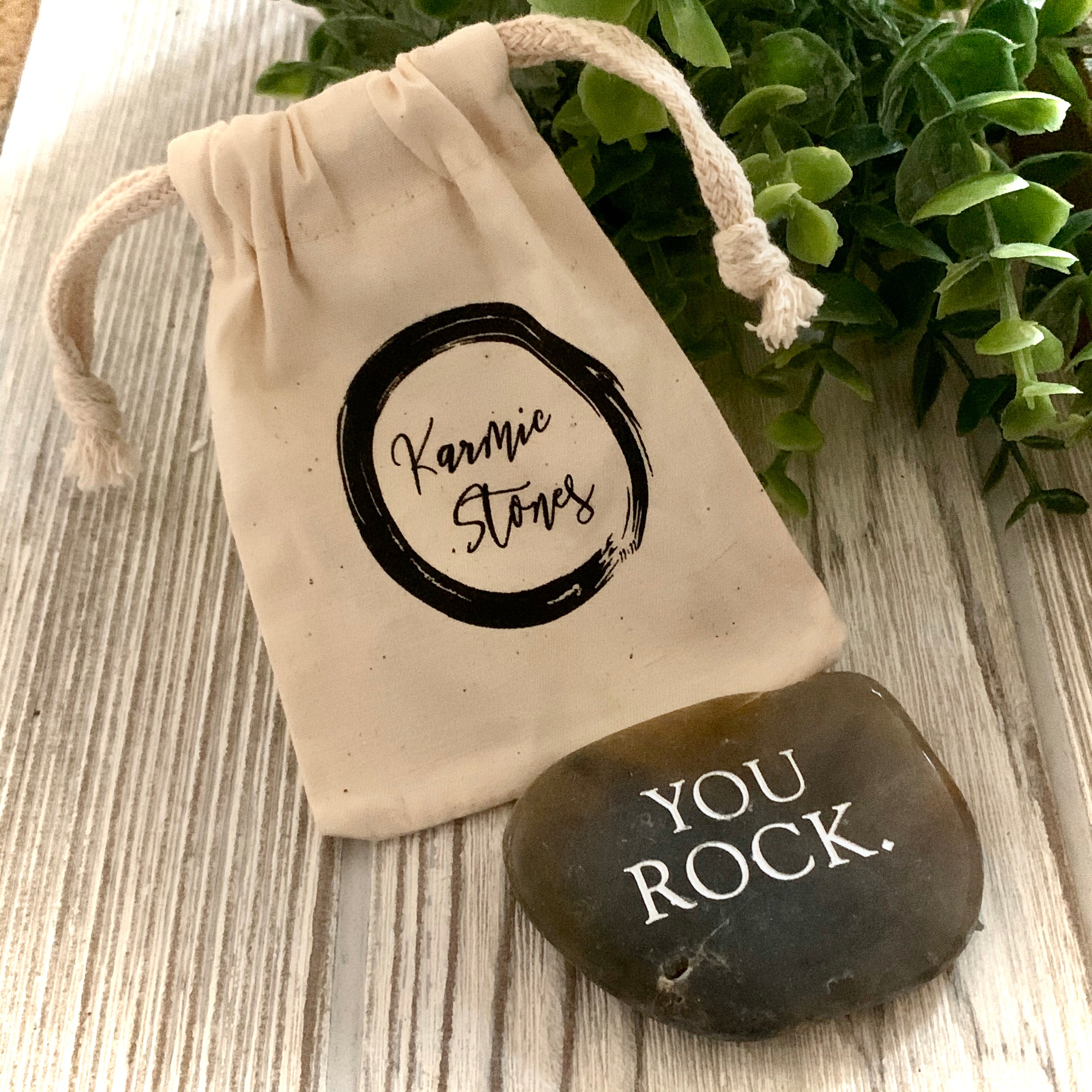 You Rock ~ Engraved Inspirational Stones