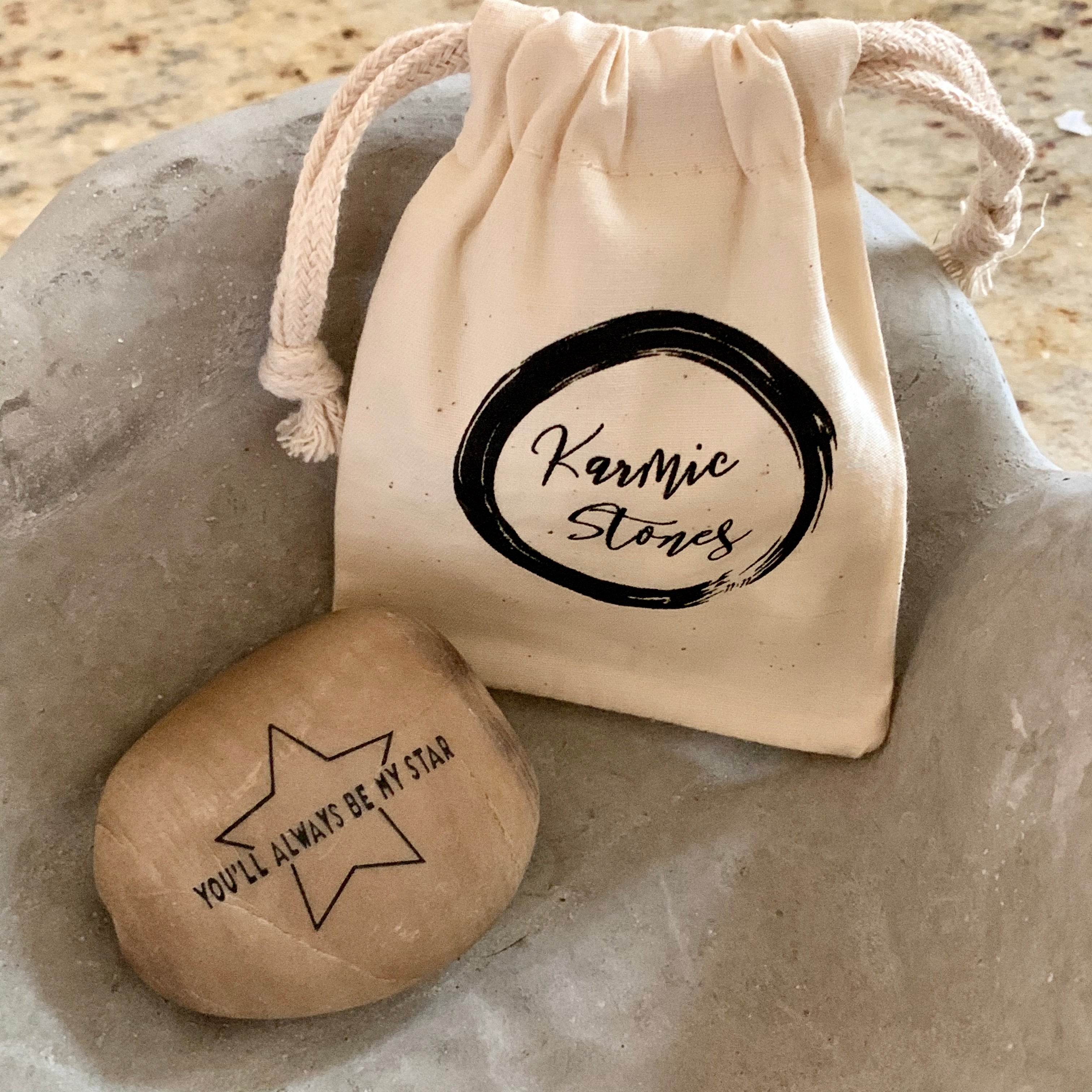 You'll Always Be My Star ~ Engraved Inspirational Rock