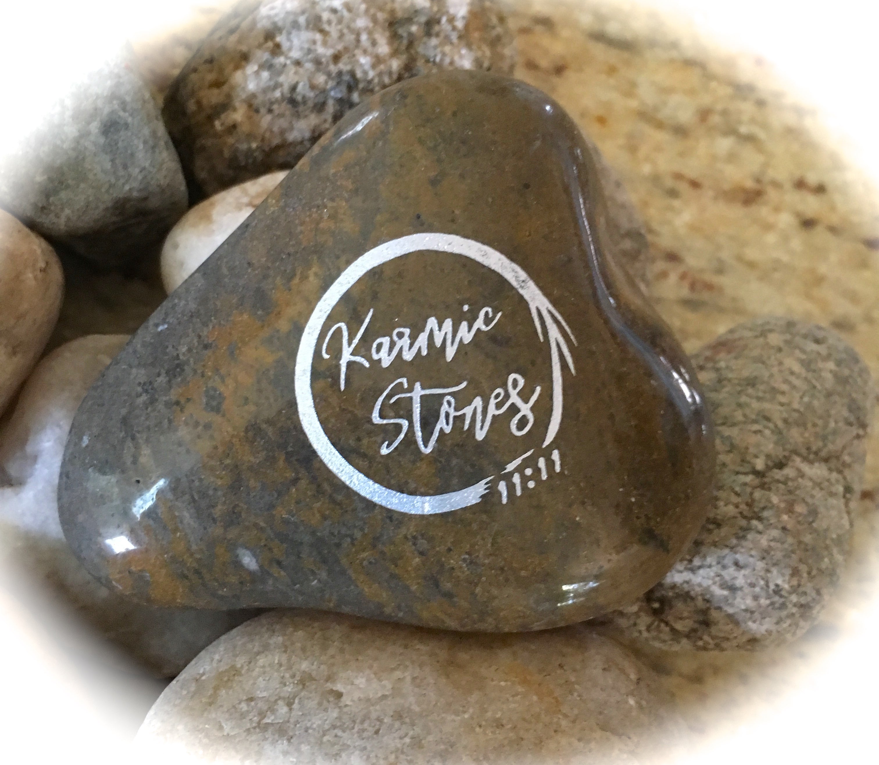 She Believed She Could So She Did ~ Engraved Inspirational Rock