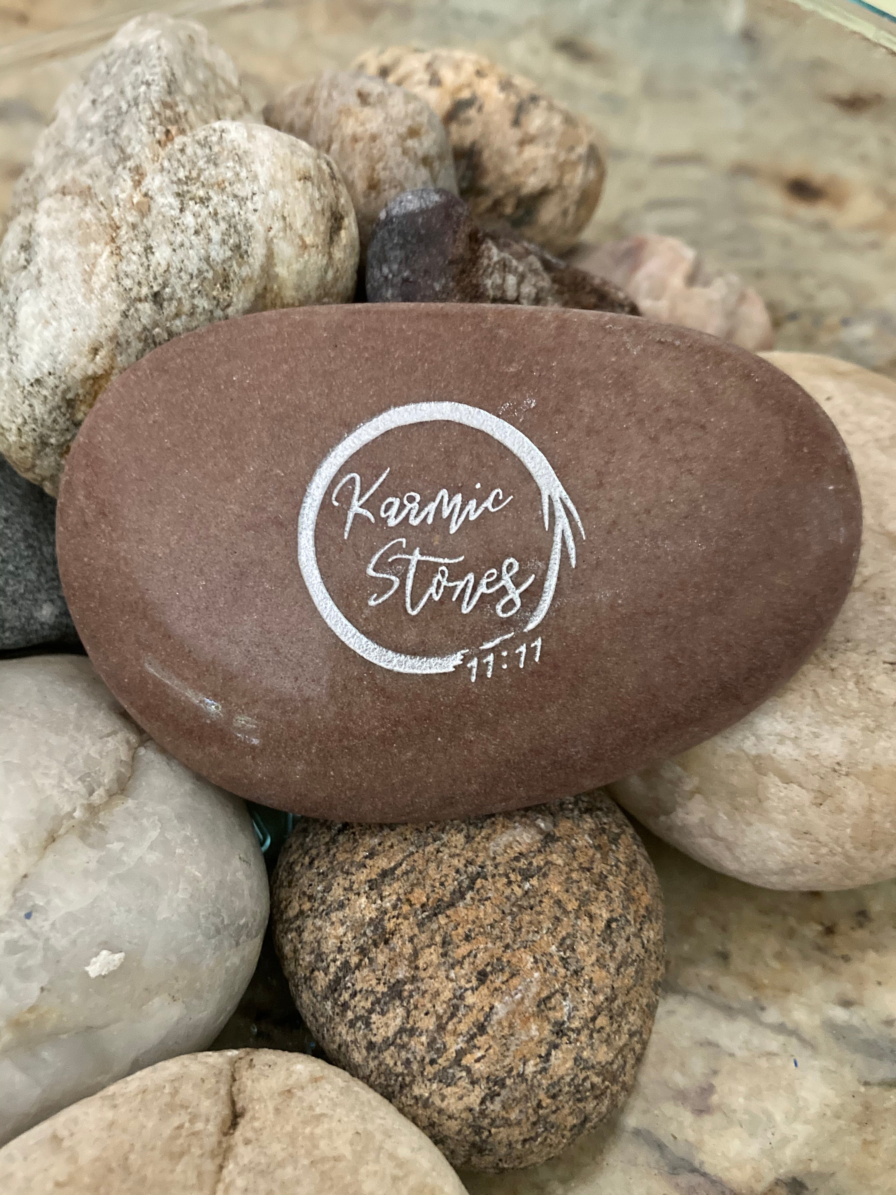 Faith... When Things Are Falling Apart They Are Actually Falling Into Place ~ Engraved Inspirational Rock