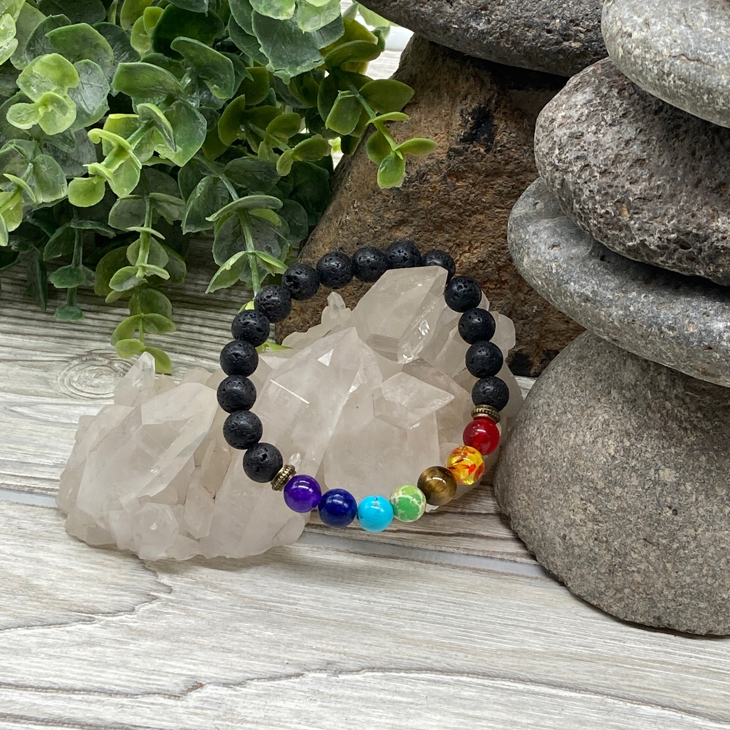 The Essential Oil Chakra Bracelet