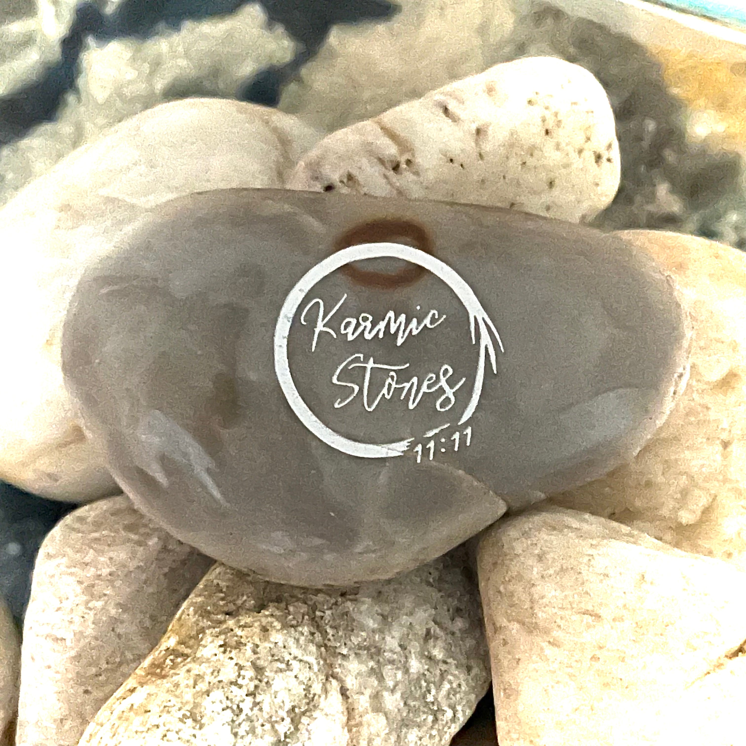 When You Feel Me In Your Heart Just Look Up, I will Be Right There ~ Engraved Inspirational Rock