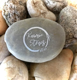 Sometimes I Look Up, Know That Was You, And I Smile~ Engraved Inspirational Rock