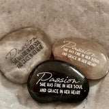 Passion, She Has Fire In Her Heart And Grace In Her Soul ~ Engraved Inspirational Rock