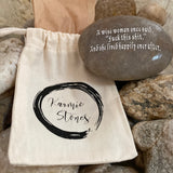 A Wise Woman Once Said Fuck This Shit And She Lived Happily Ever After ~ Engraved Rock