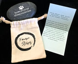 Your Sweet Paw In My Hand Will Remain In My Heart Forever ~ Engraved Inspirational Rock