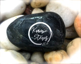 The Road To My Heart Is Paved With Paw Prints ~ Engraved Inspirational Rock