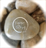 No Matter What Lies Ahead, Your Angels Are Already There ~ Engraved Inspirational Rock