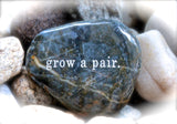 Grow A Pair Engraved Rocks Gift