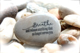 Inspirational Quotes Engraved in Stone | Letting Go